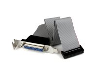 Adaptador de 40cm Header Cabezal Bracket Paralelo Perfil Bajo DB25 a IDC26 Pines Placa Base