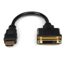 StarTech.com Adattatore cavo video HDMI a DVI-D da 20 cm - HDMI maschio a DVI femmina
