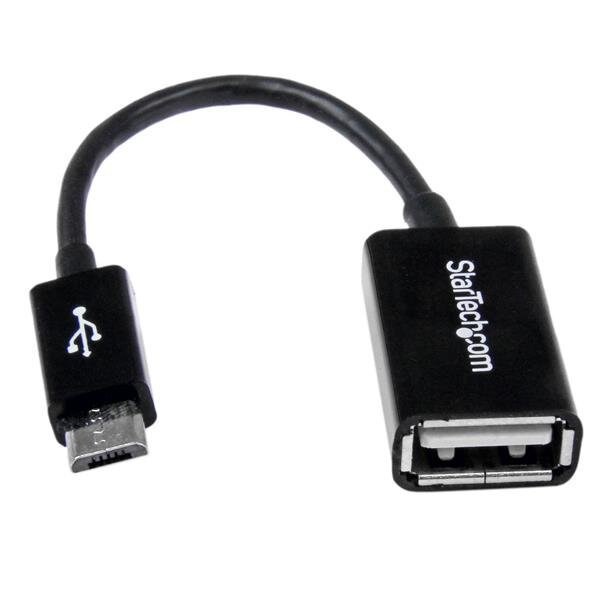 Câble USB 2.0 OTG On-The-Go femelle / micro USB mâle - USB