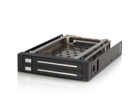 StarTech.com Rack Móvil Backplane de 2 Discos Duros HDD SATA 2,5" Pulgadas sin Bandeja Bahía 3,5"