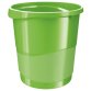 Corbeille papier esselte europost vivida polypropylène poignées intégrées capacité 14l 258x322x285mm coloris vert