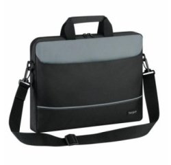 Maletín para portátil 15,6" / 39,6 cm Targus TBT238EU Negro, Gris