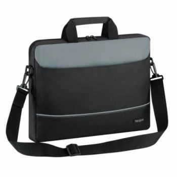 Maletín para portátil 15,6" / 39,6 cm Targus TBT238EU Negro, Gris