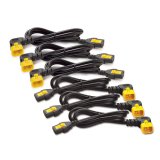 APC , Power Cord Kit (6 ea), Locking, C13 to C14 (90 Degree), 1.2m