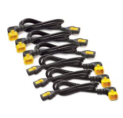 APC , Power Cord Kit (6 ea), Locking, C13 to C14 (90 Degree), 1.2m