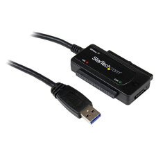 StarTech.com Adaptador Convertidor SATA IDE 2,5 3,5 a USB 3.0 Super Speed para Disco Duro HDD - Serial ATA USB A