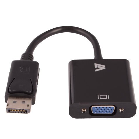 V7 Adattatore video nero da DisplayPort maschio a VGA femmina