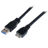 StarTech.com 1m zertifiziertes USB 3.0 SuperSpeed Kabel A auf Micro B - Schwarz