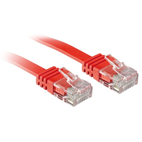 Lindy 0.3m Cat.6 cable de red Rojo 0,3 m Cat6