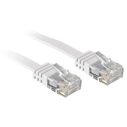 Lindy 2m Cat.6 cable de red Blanco Cat6