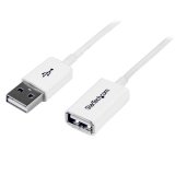 StarTech.com 3 m witte USB-verlengkabel A-naar-A M/F