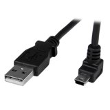 StarTech.com 1m USB auf Mini USB Anschlusskabel gewinkelt - USB A zu Mini B Kabel