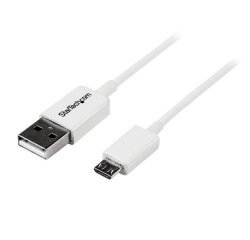 StarTech.com 2 m witte micro USB-kabel A naar micro B