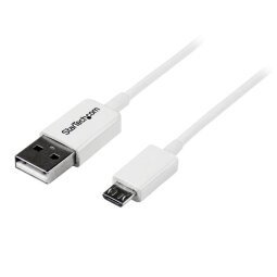 StarTech.com 1 m witte micro USB-kabel A naar micro B