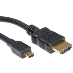 Nilox 2m HDMI HDMI cable HDMI Type A (Standard) HDMI Type D (Micro) Black