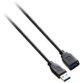 V7 Cable de extensión USB negro con conector USB 3.0 A hembra a USB 3.0 A macho 3m 10ft