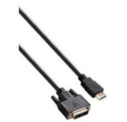 V7 Cable HDMI DVI (m/m) HDMI/DVI-D Dual Link negro 2 m