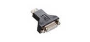 V7 Adaptador de HDMI a DVI-D NEGRO HDMI / DVI-D Dual Link / M / H - Negro