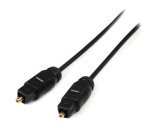 Cable 4,5m TosLink Audio Digital Óptico SPDIF Delgado - Negro