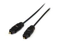 StarTech.com 15 ft Thin Toslink Digital Optical SPDIF Audio Cable