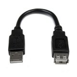 StarTech.com 15cm USB 2.0 Verlengkabel A naar A M/F