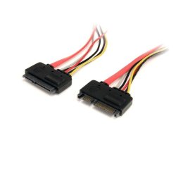 StarTech.com Cable de Extensión SATA de 22 Pines - Serial ATA Macho - SATA Hembra - 0,3m