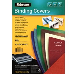 Fellowes Delta A4 Carta Rosso 100 pz