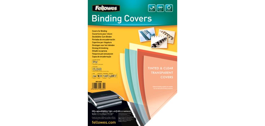 Fellowes 5375901 binding cover A4 Plastic, PVC Transparent 100 pc(s)