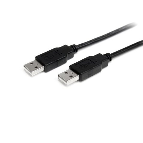 Cable de 2m USB 2.0 Alta Velocidad Macho a Macho USB A - Negro