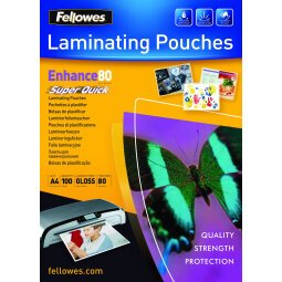 Pack de 100 pochettes SuperQuick A4 80 microns 5440001