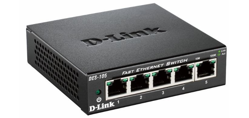 D-Link DES-105 Non-géré L2 Noir