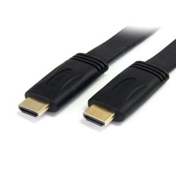 StarTech.com Câble plat HDMI haute vitesse Ultra HD 4K avec Ethernet de 5m - HDMI vers HDMI - M/M