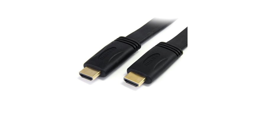 StarTech.com Câble plat HDMI haute vitesse Ultra HD 4K avec Ethernet de 5m - HDMI vers HDMI - M/M