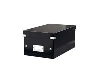 Boîte de rangement pour DVD Click & Store, noir