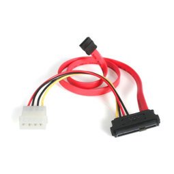 StarTech.com Câble Adaptateur SAS SFF 8482 vers SATA avec Alimentation LP4 - 46 cm