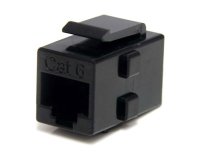 StarTech.com Caja de Empalme Acoplador Keystone Cable Cat5 Ethernet UTP - 2x Hembra RJ45 - Negro