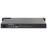 APC KVM0108A commutateur écran, clavier et souris Grille de montage Noir