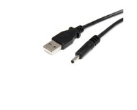 Cable Adaptador de Alimentación de 90cm USB a Conector Coaxial Tipo H 5V DC - Macho a Macho