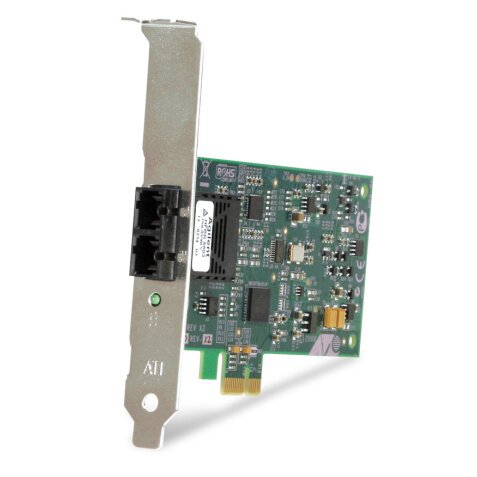 Allied Telesis 100FX Desktop PCI-e Fiber Network Adapter Card w/PCI Express, Federal & Government 100 Mbit/s