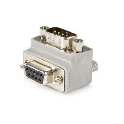 Conector Serial Cable Adapter, DB9 M, DB9 FM, Gris