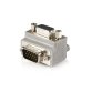 Conector  Right Angle VGA / VGA Cable Adapter Type 1 - M/F DB15 Gris