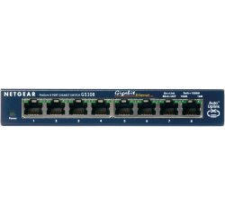 NETGEAR GS108GE switch No administrado Gigabit Ethernet (10/100/1000) Azul
