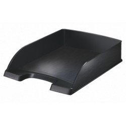 Corbeille à courrier Style, A4, polystyrène,noir satin