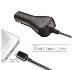 Celly CCIP5 mobile device charger Mobile phone, MP3, Tablet Black Cigar lighter Auto