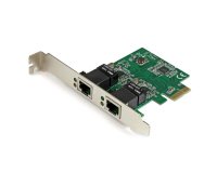 StarTech.com Adaptador Tarjeta de Red NIC PCI Express PCI-E de 2 Puertos Ethernet Gigabit RJ45