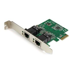 StarTech.com Carte réseau PCI Express à 2 ports Gigabit Ethernet - Adaptateur NIC PCIe GbE