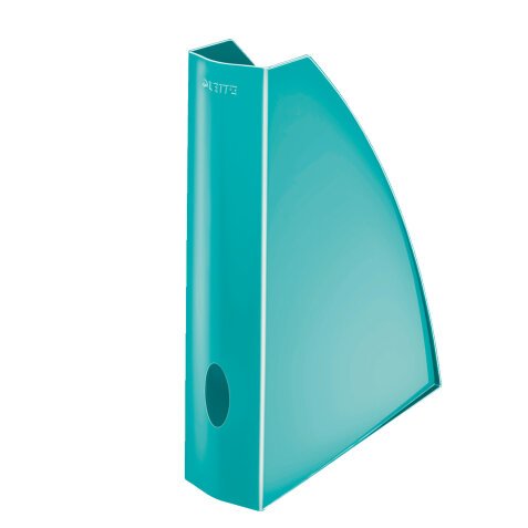 Porte-revues Wow. Dimensions (hxp) : 31,2 x 25,8 cm. Dos de 7,5 cm. Coloris Menthe