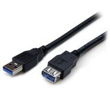 StarTech.com 2 m zwarte SuperSpeed USB 3.0 verlengkabel A naar A M/F