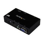 StarTech.com Switch 2x1 HDMI et VGA vers HDMI avec convertisseur VGA vers HDMI et commutation prioritaire - 1080p