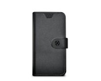 Celly WALLY UNICA custodia per cellulare 12,7 cm (5") Custodia a borsellino Nero
